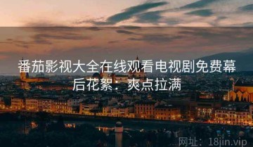 番茄影视大全在线观看电视剧免费幕后花絮：爽点拉满