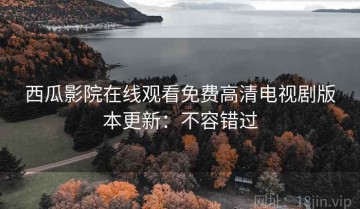 西瓜影院在线观看免费高清电视剧版本更新：不容错过